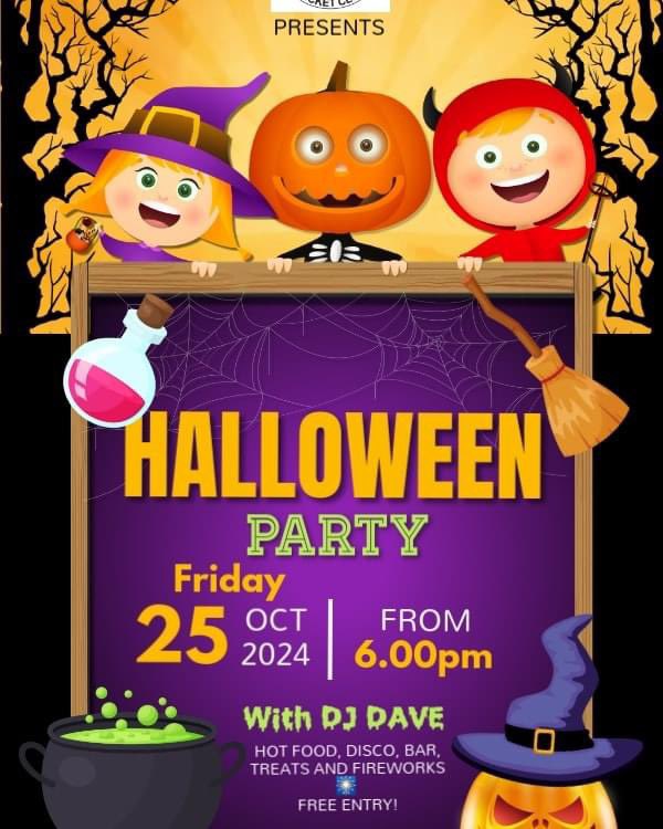 This Friday from 6pm! Bar open food available ..cash and card payments accepted. 🍻🥂🌭👻