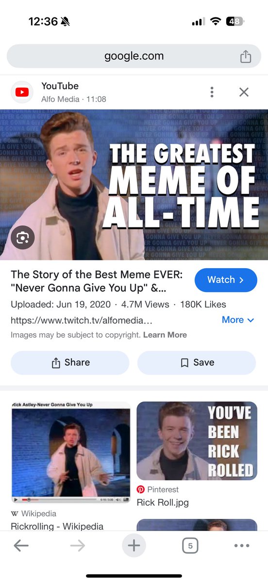 MoneyLord's tweet photo. Just done some research
Looks like #rickroll is heavily undervalued https://t.co/WXjn0iIv3q