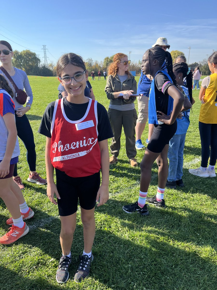 Beautiful day for a run!! So proud of these amazing athletes 🙌🙌 great job today at our  DPCDSB cross country finals!! <a href="/StAlphonsaDP/">St. Alphonsa Catholic Elementary School</a>