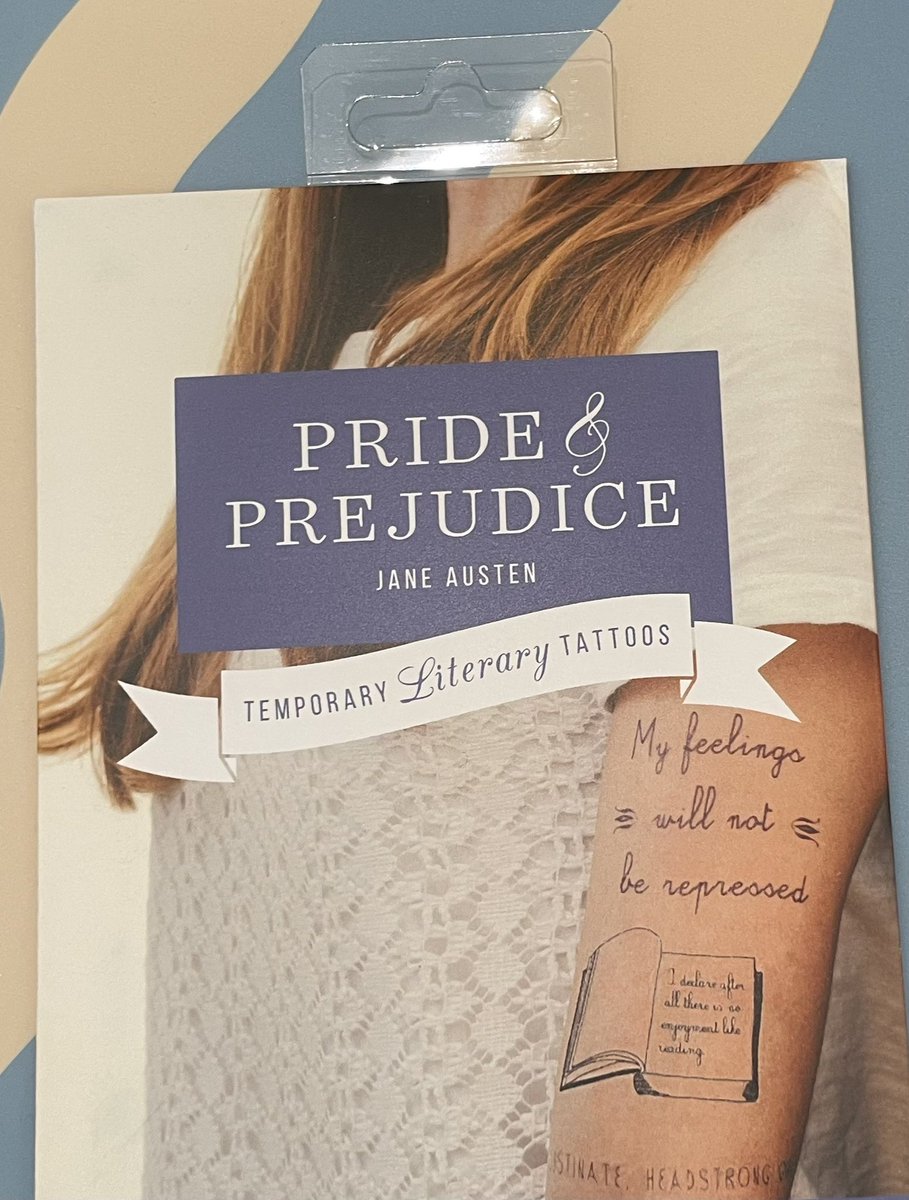 What’s wrong babe? You’ve barely touched your Pride &amp; Prejudice temporary literary tattoos