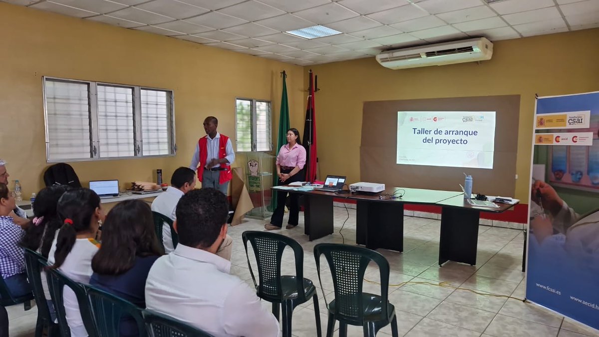 Acompañamos en #Yoro el taller de arranque del proyecto "Mejora de la provisión de los servicios en atención primaria de salud en el marco de la seguridad alimentaria y nutricional", que será ejecutado por <a href="/CsaiFundacion/">Fundación CSAI</a> con apoyo de AECID en 6 municipios de Yoro y Gracias a Dios