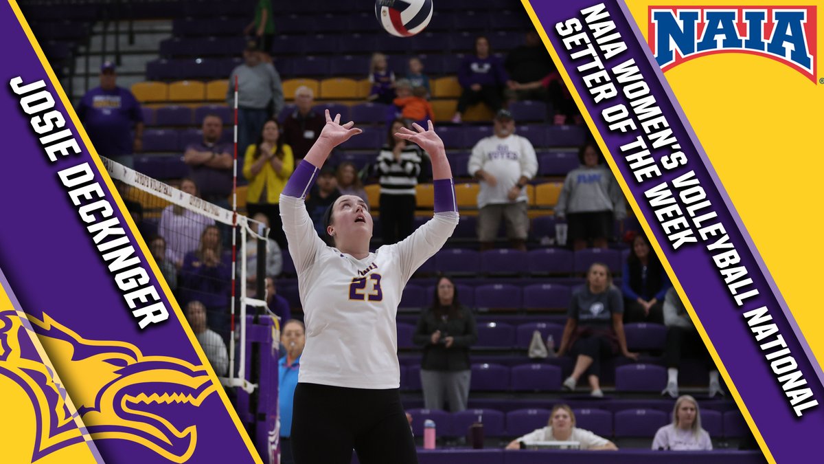 Kansas Wesleyan Coyotes (@kwucoyotes) on Twitter photo ICYMI: <a href="/KWUcoyoteVB/">KWU Volleyball</a>'s <a href="/DeckingerJosie/">Josie Deckinger</a> was named as the NAIA Women's Volleyball National Setter of the Week - kwucoyotes.com/news/2024/10/2… ICYMI: <a href="/KWUcoyoteVB/">KWU Volleyball</a>'s <a href="/DeckingerJosie/">Josie Deckinger</a> was named as the NAIA Women's Volleyball National Setter of the Week - kwucoyotes.com/news/2024/10/2…