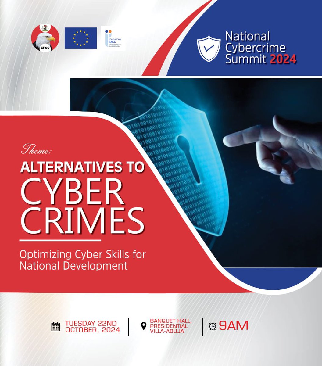 We had the privilege of attending the recently concluded National Cybercrime Summit at the State House in Abuja, organized by the <a href="/officialEFCC/">EFCC Nigeria</a> 

The theme of the event closely aligns with our mission to prevent cybercrime among young people.

It was encouraging to see the