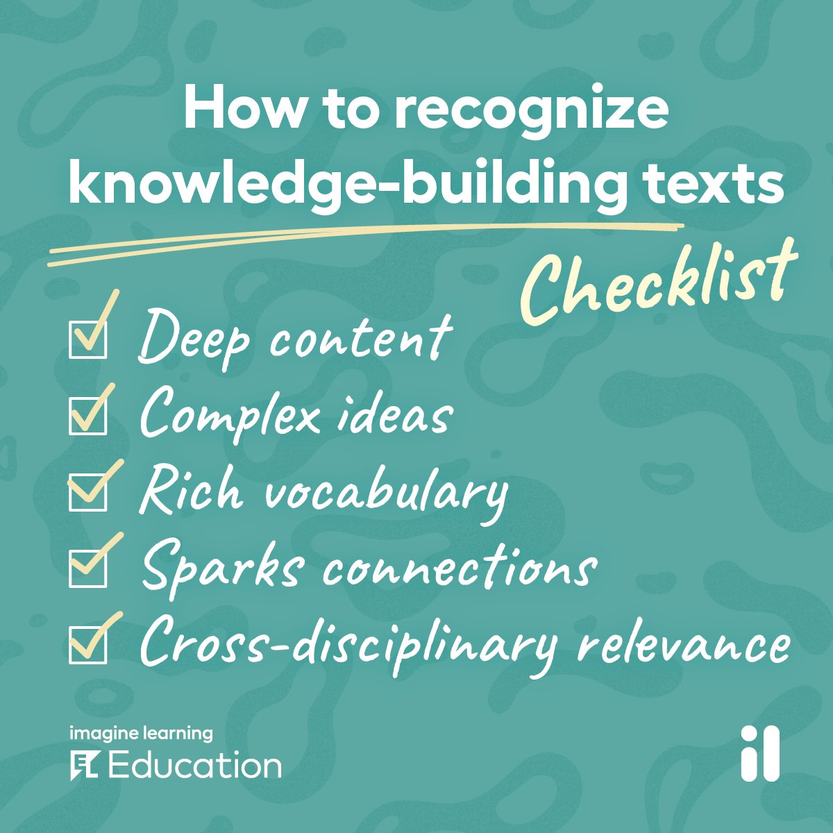 ImagineLearning's tweet image. Knowledge-building texts do more than teach—they inspire growth, empathy, and deeper connections with the world around us. See how our approach to ELA is nurturing thoughtful citizens 🧡 bit.ly/4cZSEF9 #ELATeachers #ELAClass