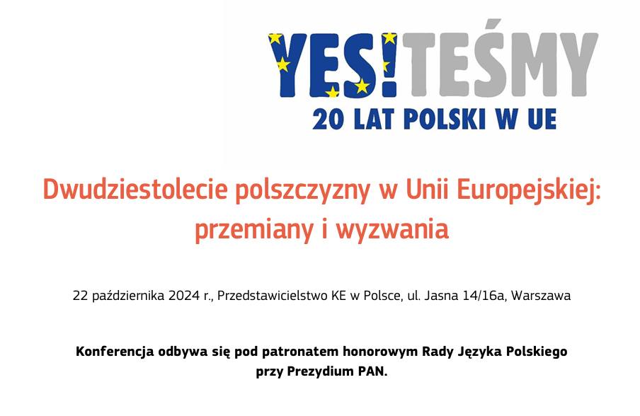 Delighted to be part of the conference celebrating 20 years of Poland's membership in the EU and debating its impact on the Polish language. The conference was organized by DGT with a lot of insightful talks by and discussions with lawyer-linguists, drafters and translators.