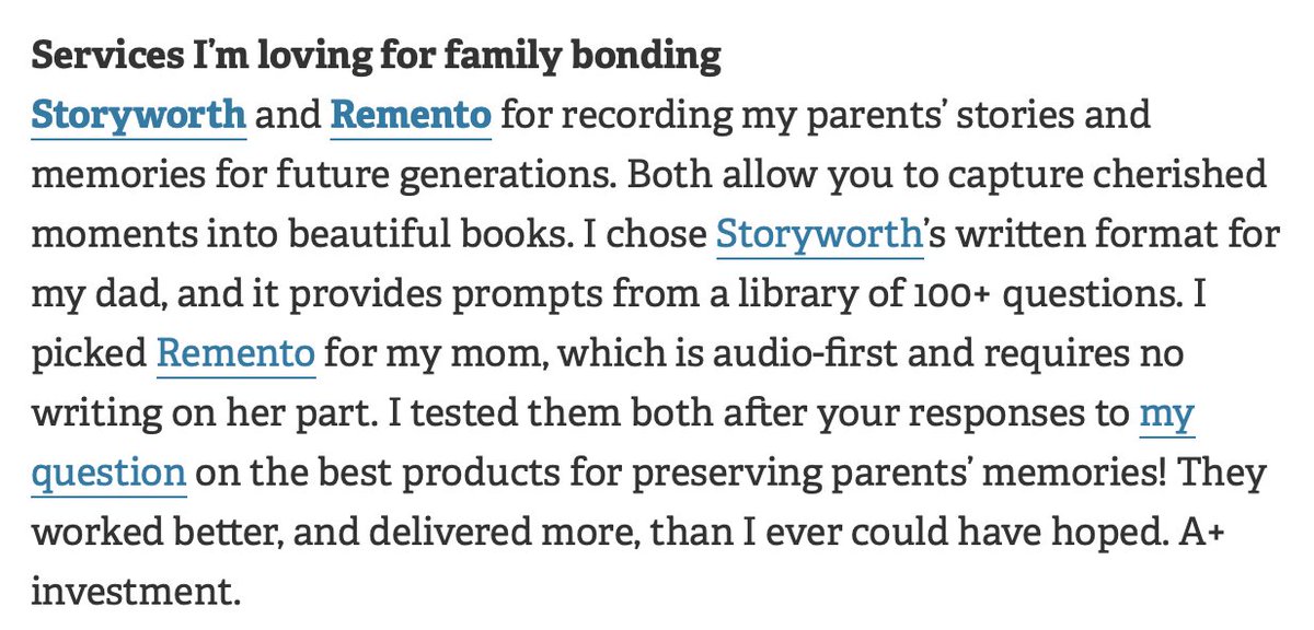 Do I know anyone who knows @tferriss? He covered @storyworth in 5-Bullet Friday, so I'd love to get