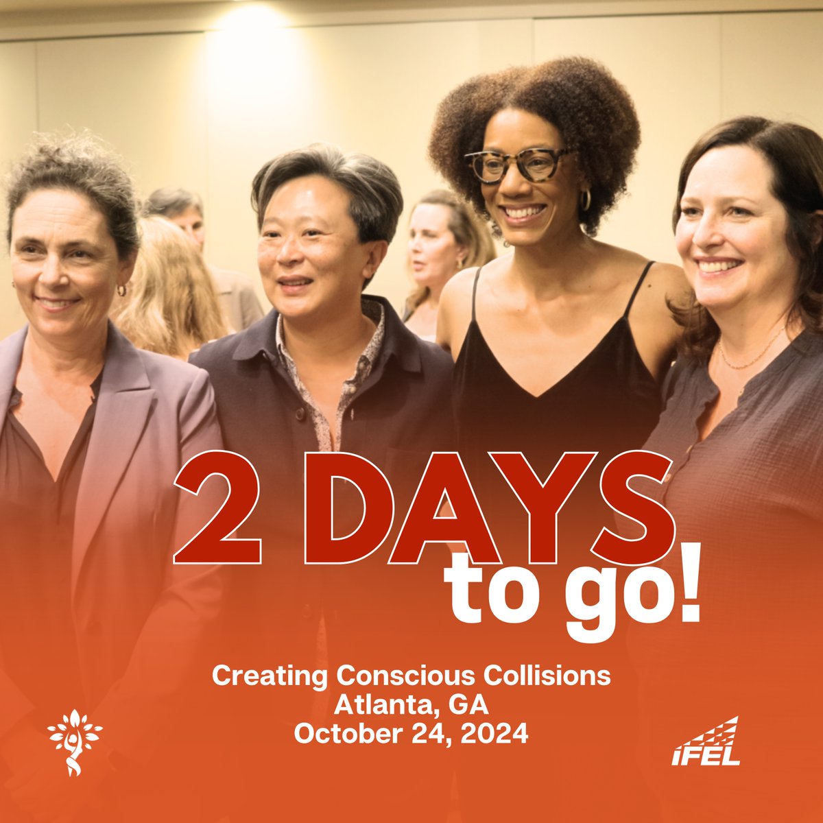 Just 2 days until the Creating Conscious Collisions Atlanta Road Show!  An invite-only event for bold entrepreneurs, investors, &amp; execs driving change for women in business. Request your invite now! #WOCCON #WomenInBusiness