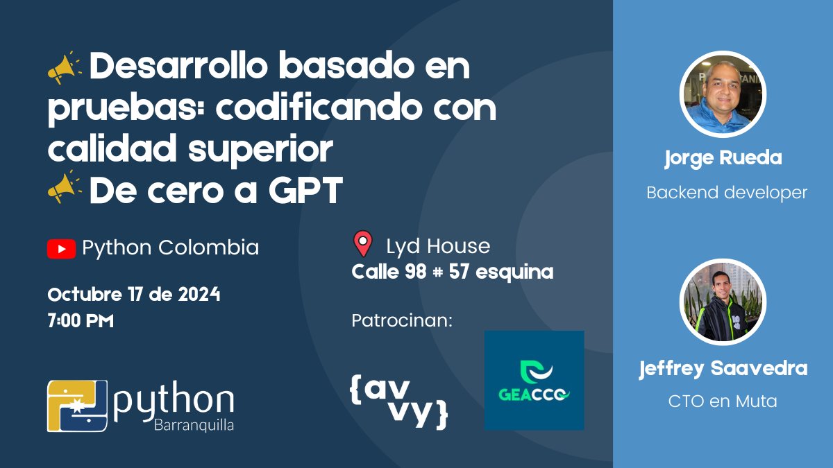 Ya se pueden consultar las diapositivas y los #jupyter notebooks del evento en pybaq.co/eventos/2024-1…