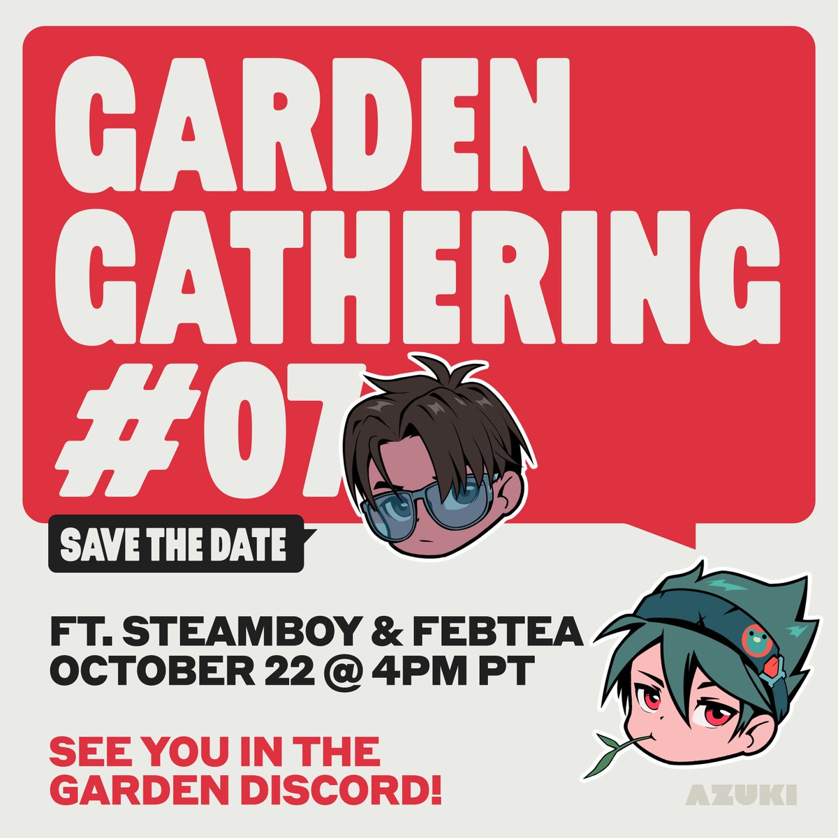 Happening now in Discord!