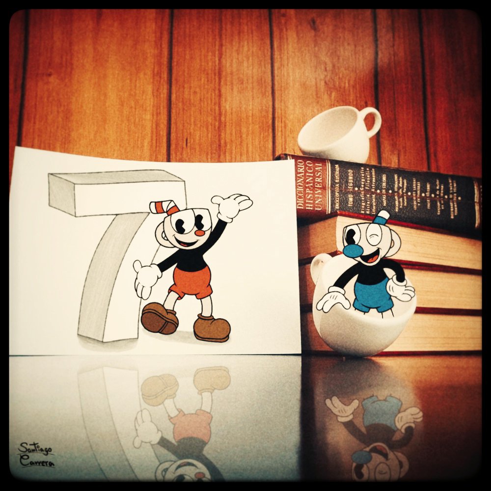 Santcarrera26's tweet photo. @StudioMDHR @iam8bit Happy Cuphead Anniversary Month! https://t.co/JZwFmoWZpz