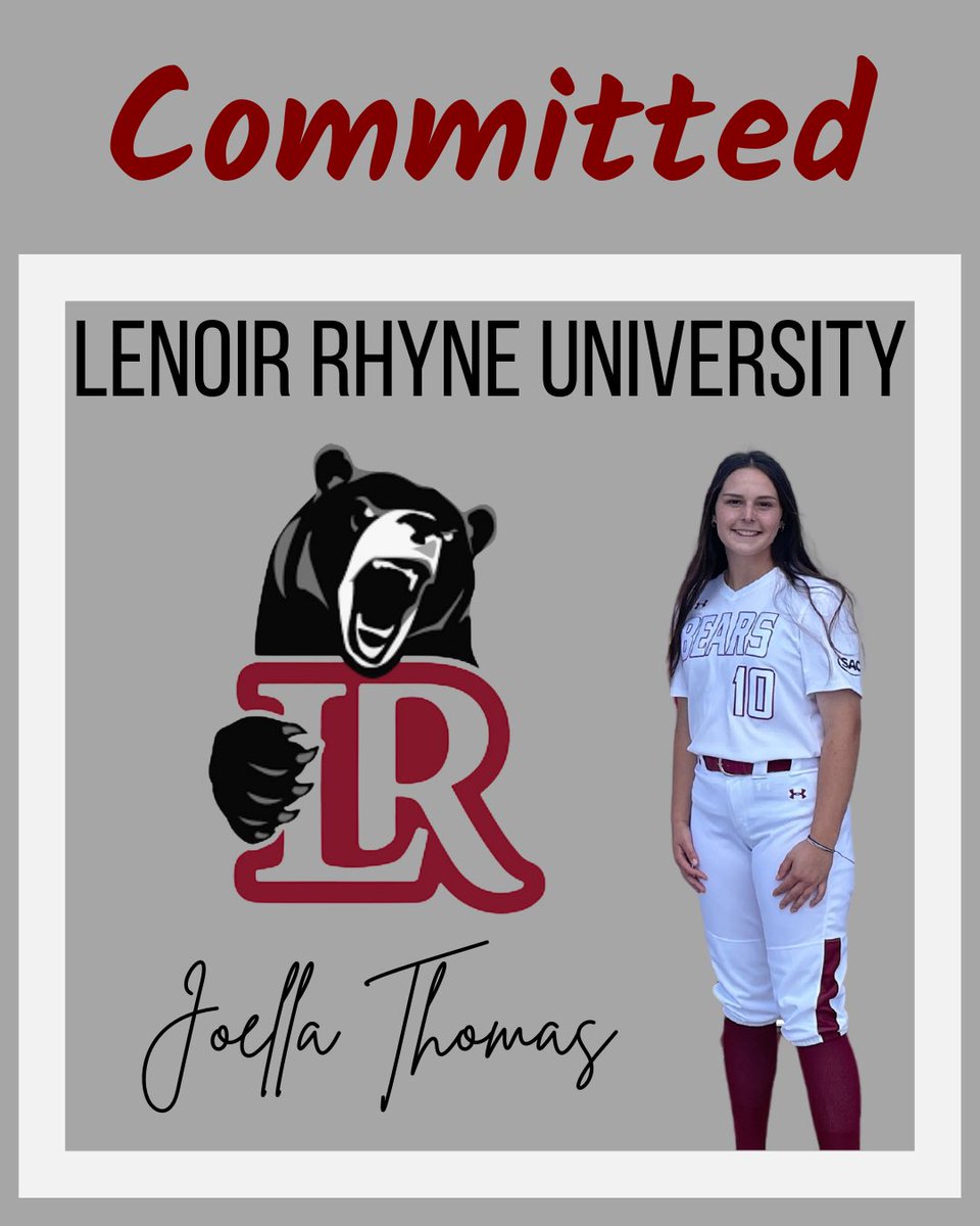 Team North Carolina Huffman 26/27 (@teamnchuffman) on Twitter photo 🚨🚨Commitment Alert 🚨 🚨
We are excited to announce Joella Thomas (2026) has made her commitment to further her academic and athletic career at Lenoir-Rhyne University. Congratulations Joella!! <a href="/TeamNCSoftball/">Team North Carolina Softball</a> 🚨🚨Commitment Alert 🚨 🚨
We are excited to announce Joella Thomas (2026) has made her commitment to further her academic and athletic career at Lenoir-Rhyne University. Congratulations Joella!! <a href="/TeamNCSoftball/">Team North Carolina Softball</a>