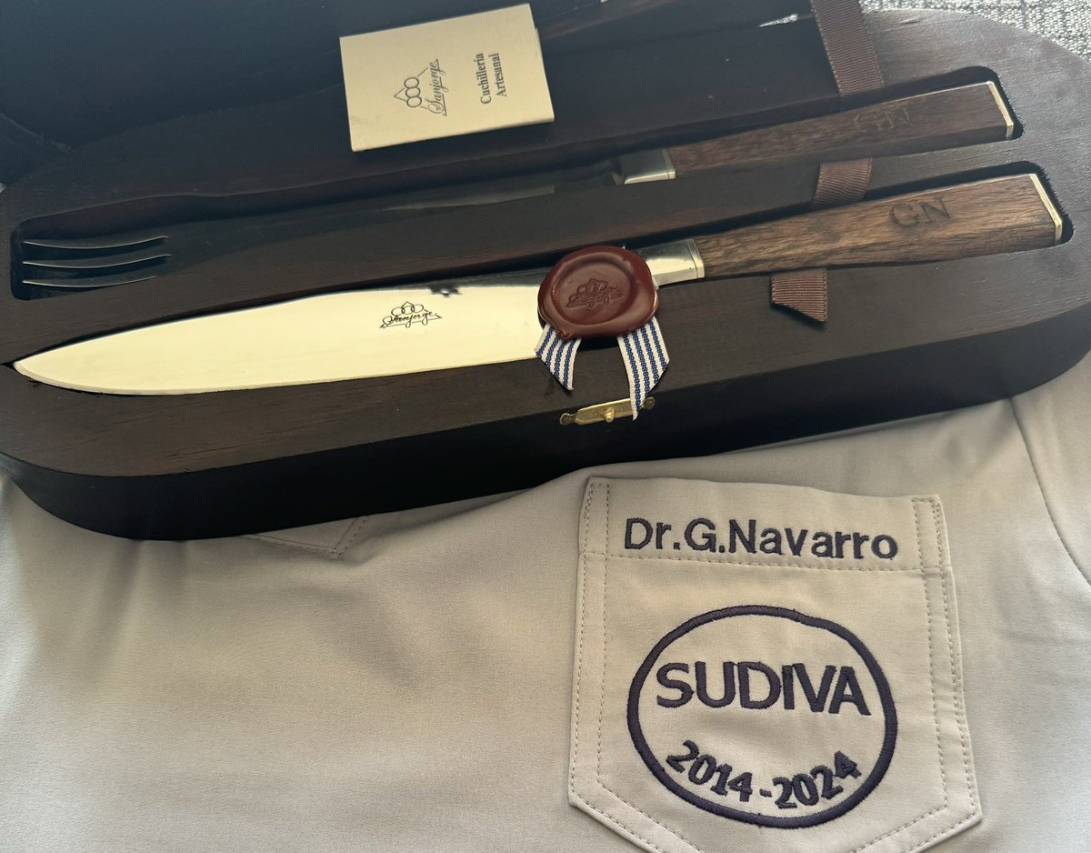 Quiero agradecer la amable invitación, homenaje, y regalos que los colegas anestesiólogos de SAU &amp; SUDIVA  me han brindado en el marco del 10mo aniversario de la creación de SUDIVA en Uruguay. Estoy muy agradecido por sus atenciones.
Guillermo