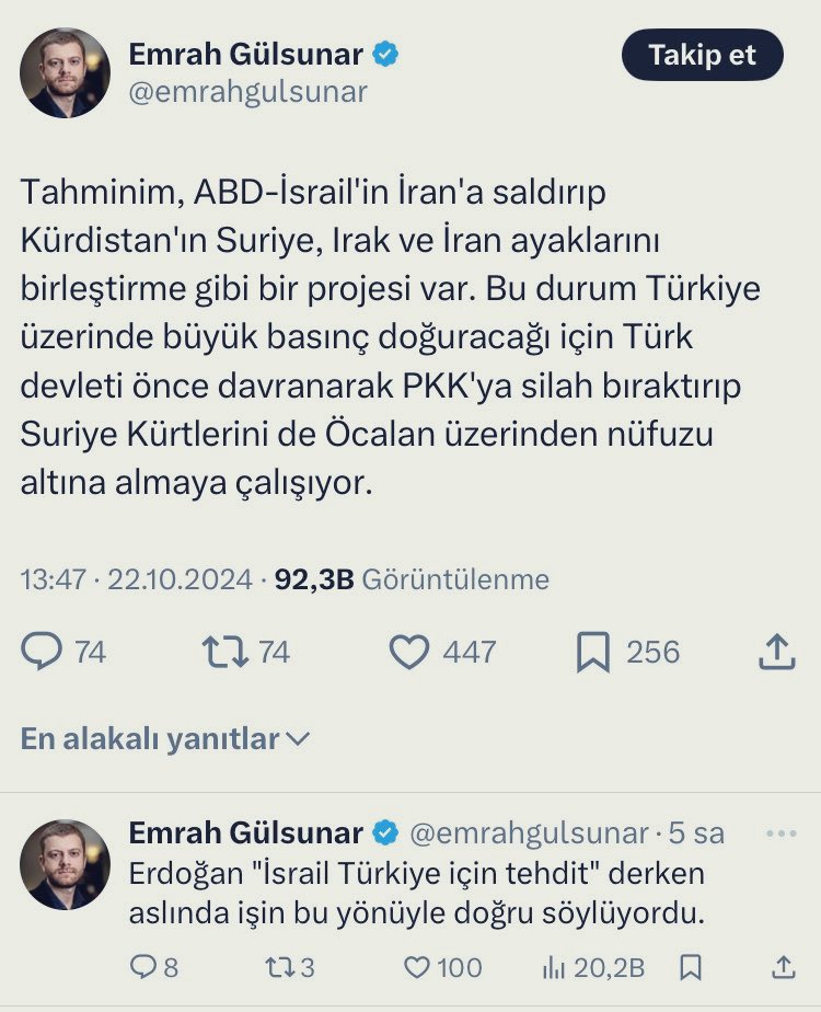 Muhalif kanattan Devlet Bahçeli'nin açıklamasına objektif bir yorum geldi.

Tebrikler Emrah Bey!
