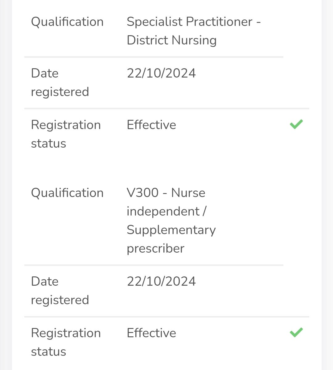 Specialist Practitioner and Independent Prescriber all done and officially on the register. I honestly love my job, and I'm lucky enough to work with the most incredible and inspirational nurses. <a href="/DNManMet/">District Nurse apprenticeship ManMet</a> <a href="/EEmpowerers/">NCA East Cluster Oldham</a> <a href="/Louisederham15/">Louise Derham</a>