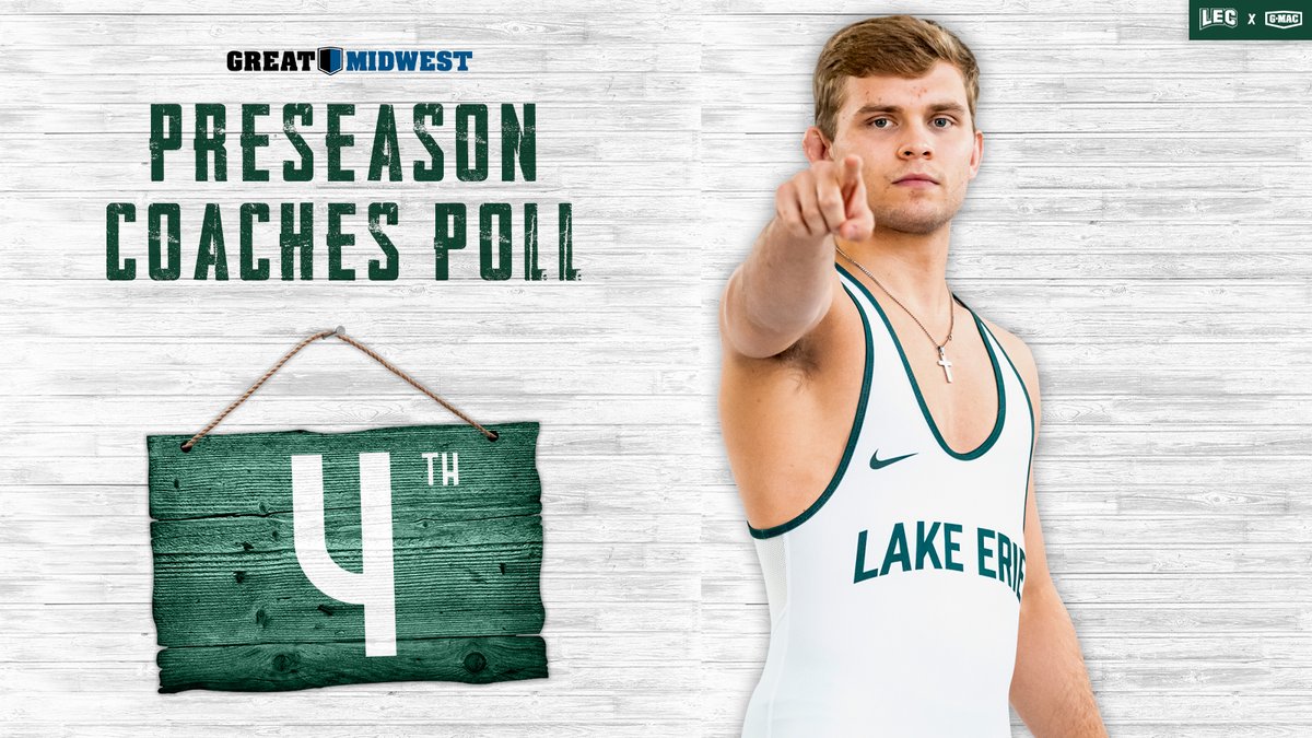 Lake Erie wrestling ranks 4th in the 2024-25 G-MAC Preseason Coaches Poll.

The Storm will kick off their season in 19 days at the Bob Del Rosa Intercollegiate Open at Case Western Reserve University!

#RageOn! 🌩️