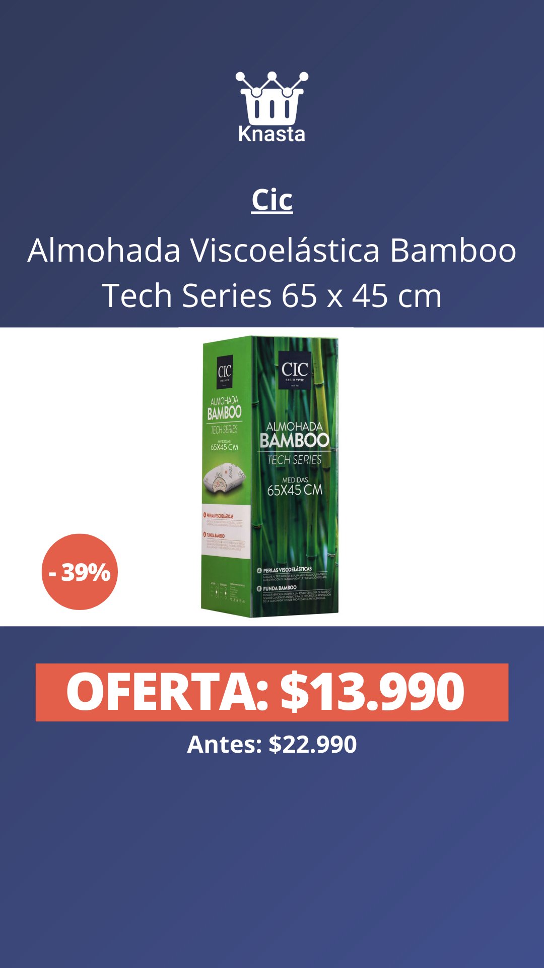 Almohada cic bamboo deals