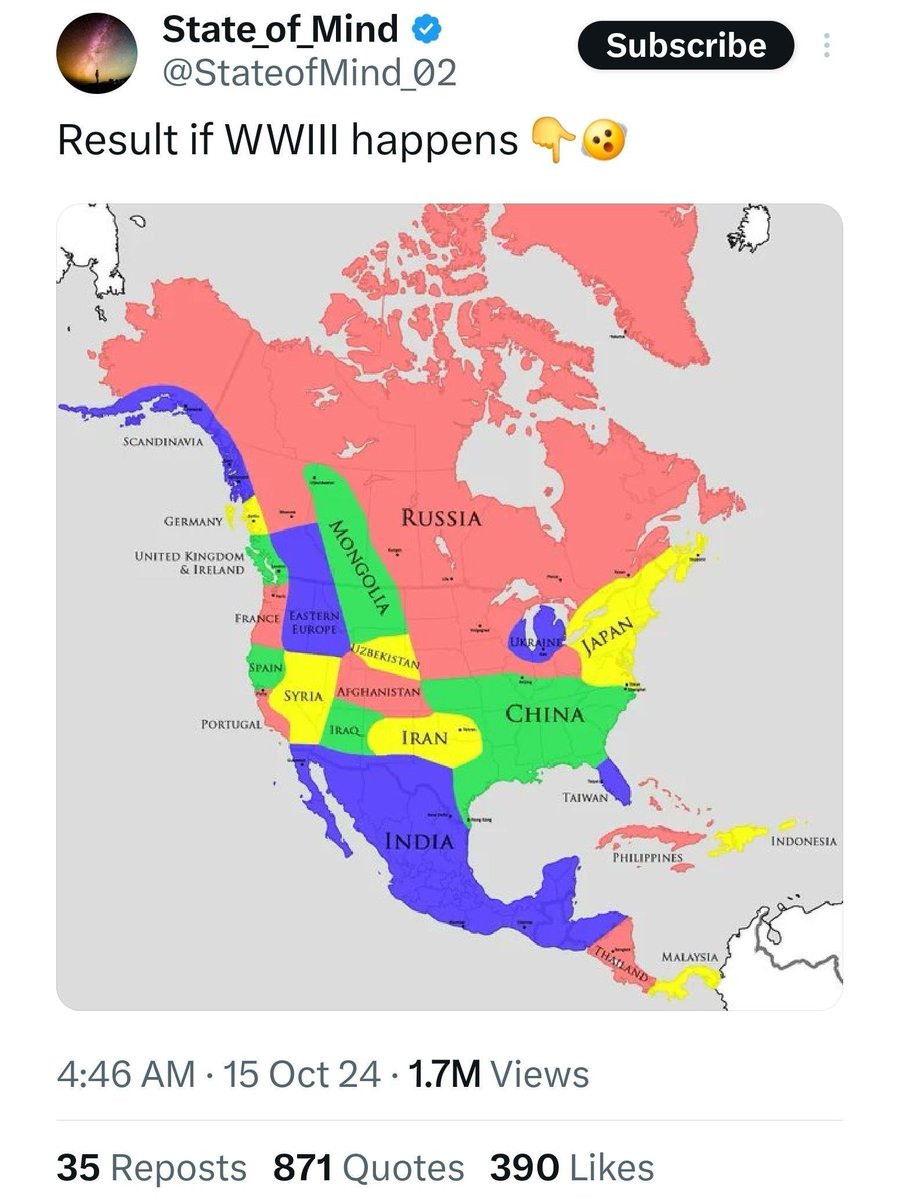I'm trying to figure out how in this scenario India occupied Mexico and how Iran and Syria invaded the US mainland.