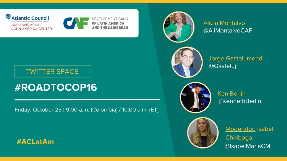 🌍 Join us on October 25 for an insightful discussion on the future of biodiversity credits in Latin America and the Caribbean. Discover how leveraging natural capital can drive sustainable economic growth and environmental resilience. #RoadtoCOP16