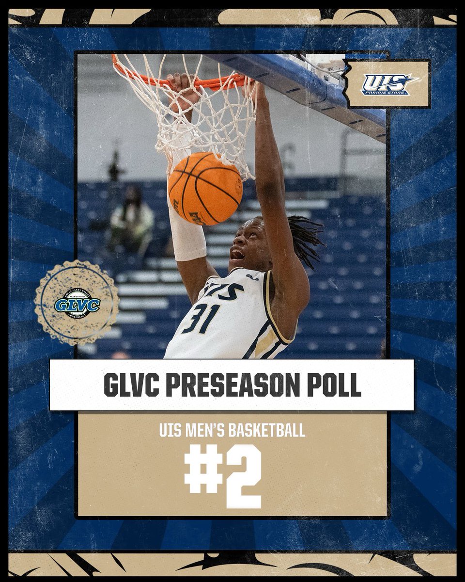 UIS Men’s Basketball has been voted #2 in the GLVC Preseason Poll! #ProtectThePrarie