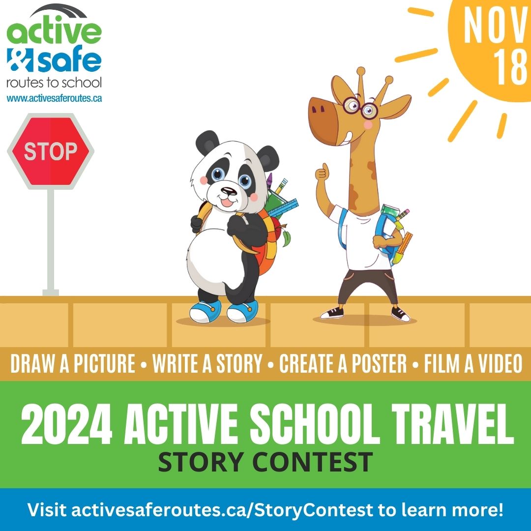 Every step, roll, and pedal to school helps build a safer, greener future for all! 🌱🚴‍♀️ Encourage your students to submit their creative stories by November 18th in the #2024ActiveSchoolTravelStoryContest. Let’s make a difference together!💪 #GoGreenTravelClean