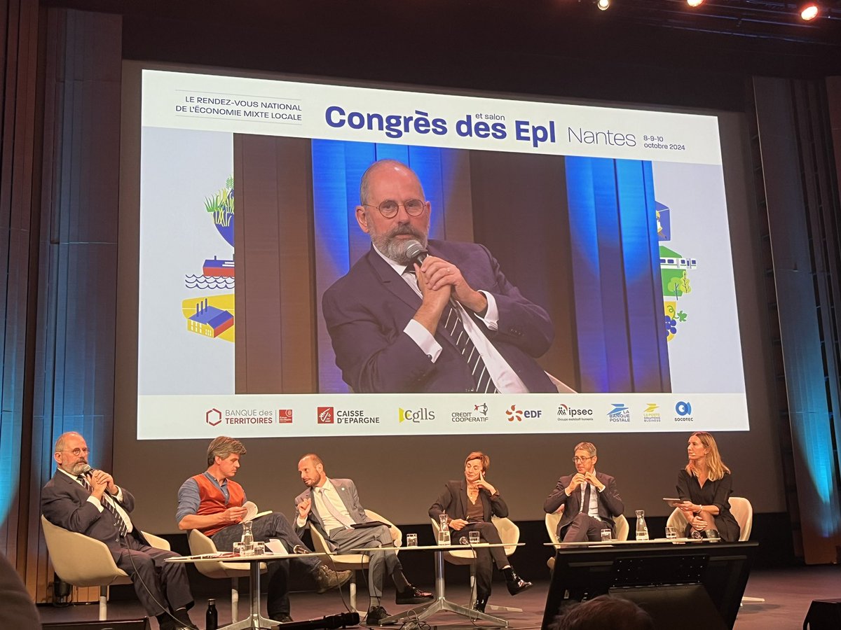Christophe Jerretie (@chrisjerretie) on Twitter photo > Congrès de la fédération des epl <a href="/fedEPL/">Fédération des élus des Ent. publiques locales</a> à <a href="/nantesfr/">Ville de Nantes</a>, intervention lors de la plénière prospective sur la décentralisation, la déconcentration, et les 𝙨𝙘𝙝é𝙢𝙖𝙨 𝙙𝙚 𝙛𝙞𝙣𝙖𝙣𝙘𝙚𝙢𝙚𝙣𝙩…
> les EPL sont des outils essentiels aux investissements publics de demain ! > Congrès de la fédération des epl <a href="/fedEPL/">Fédération des élus des Ent. publiques locales</a> à <a href="/nantesfr/">Ville de Nantes</a>, intervention lors de la plénière prospective sur la décentralisation, la déconcentration, et les 𝙨𝙘𝙝é𝙢𝙖𝙨 𝙙𝙚 𝙛𝙞𝙣𝙖𝙣𝙘𝙚𝙢𝙚𝙣𝙩…
> les EPL sont des outils essentiels aux investissements publics de demain !