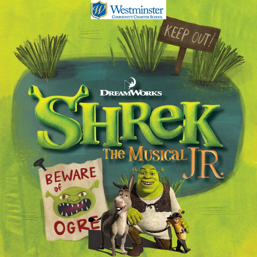 WCCS is going GREEN!  We encourage all WCCS scholars in grades 5-8 to audition for this year's musical, Shrek The Musical, Jr.  Auditions will be after school on Wednesday, 10/23 and Thursday, 10/24 from 3:10-4:30 in the auditorium.  #WCCS #shrekthemusicaljr #dramaclub