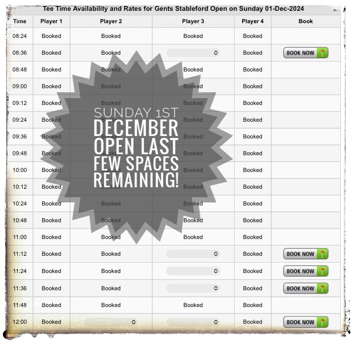 Winchburgh Niddry Castle Golf Club. tweet media