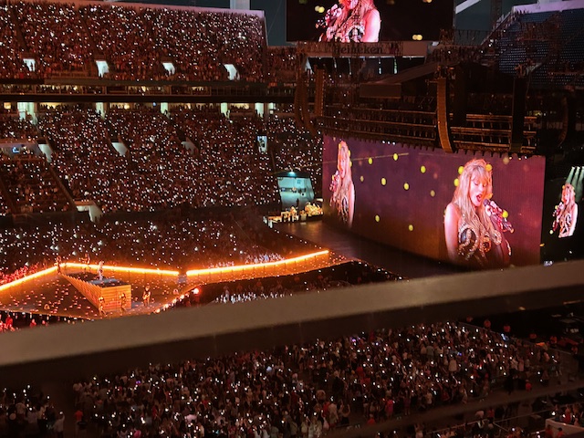 3rd time seeing Taylor Swift concert! Miami with friend Susan Bottner. She was totally unprepared for the magnitude of the experience, so it was fun to see it all hit her and wash over her throughout the night. Fantastic setlist and full of energy.  Catch it if you can. #WorthIt