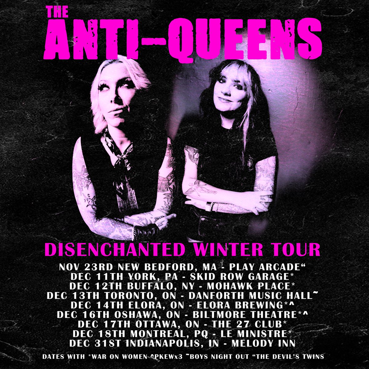 Have you seen our winter tour dates?
