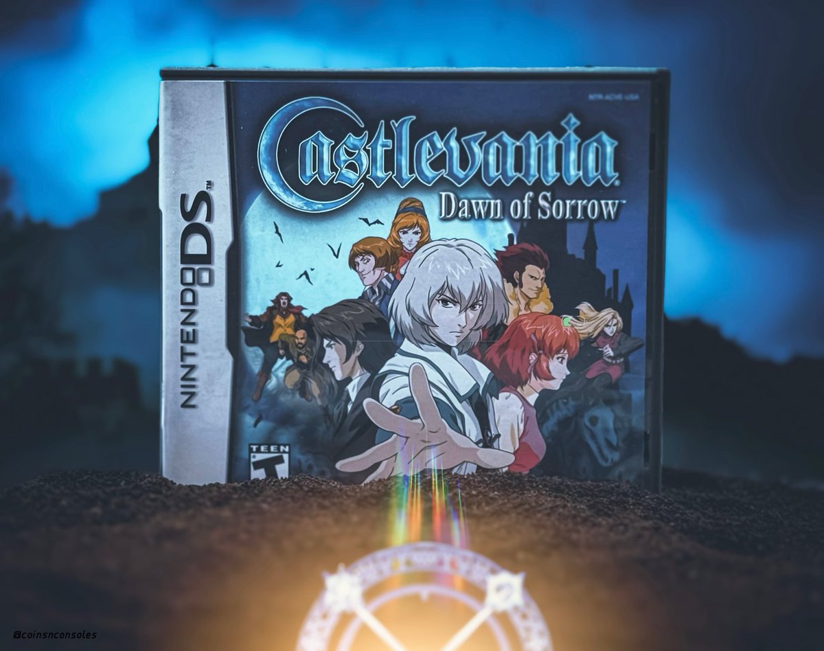 Console: Nintendo DS
Game: Castlevania Dawn of Sorrow
Genre: Platformer / Action - RPG
(Konami, 2005)

Revisiting a DS classic this spooky season! Have you played this highly regarded entry in the Castlevania series? 

#Nintendo #NintendoDS #Konami #Castlevania #ニンテンドー