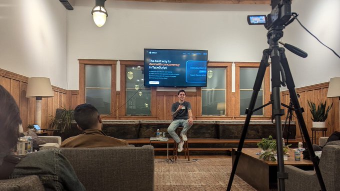 Dillon Mulray during his talk