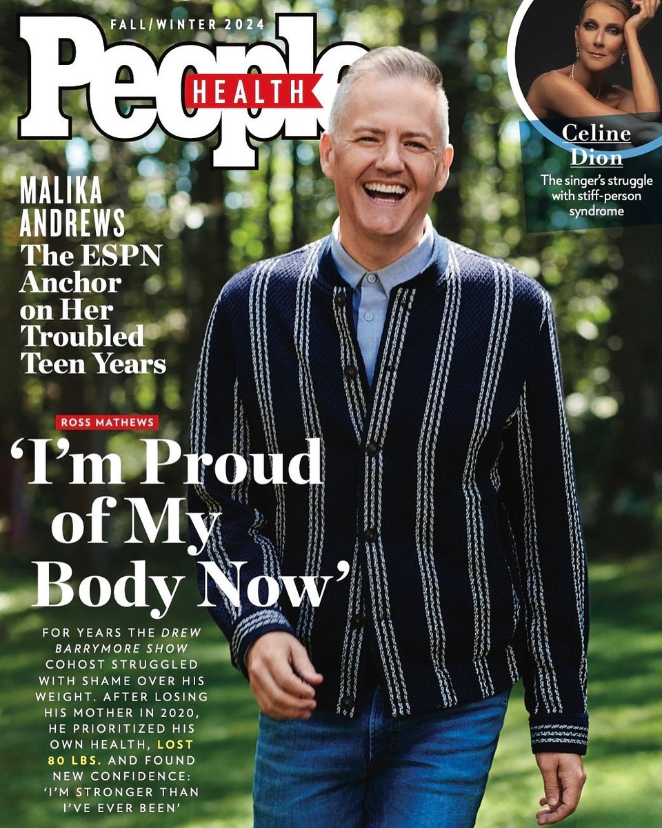 What an honor to be on the cover of @People Health talking all about my health journey!  🥰 Read the article here: people.com/ross-mathews-t…