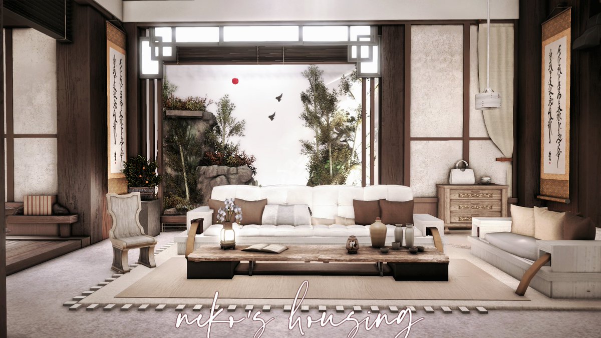 CatEleix's tweet photo. 松雅山房丨M size
山抹微云
天连衰草
画角声断谯门 
#ff14 #ffxiv #FF14ハウジング #ff14housing #ffxivhousing #HousingEden https://t.co/CZLsKCGBSW