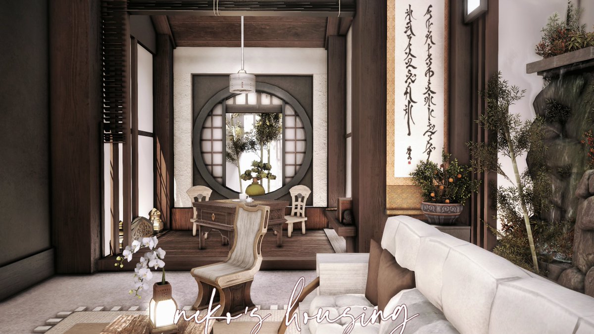 CatEleix's tweet photo. 松雅山房丨M size
山抹微云
天连衰草
画角声断谯门 
#ff14 #ffxiv #FF14ハウジング #ff14housing #ffxivhousing #HousingEden https://t.co/CZLsKCGBSW