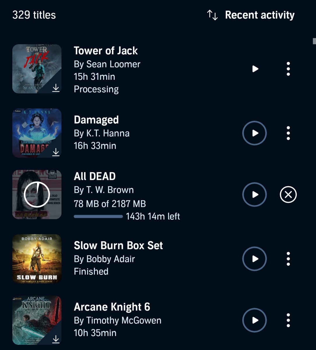 With some of my favorite authors dropping new books <a href="/TimothyMMcGowe1/">Timothy M. McGowen</a> and @KTHanna  I had to snag the 3 credit bundle. Im taking a chance on all dead and had tower of Jack recommended to me by <a href="/DavidJBushman/">David J. Bushman</a> .