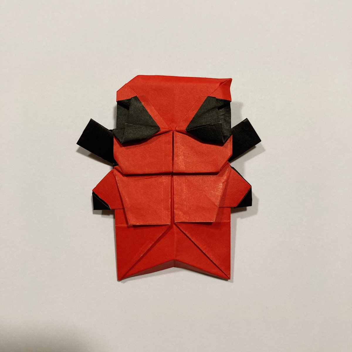 JuanfranCG's tweet photo. #origami #deadpool https://t.co/oNK4z7m2rf