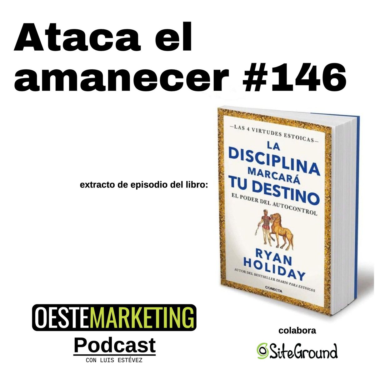 🆕 Ataca el amanecer #146

🎙️ Episodio de podcast, escúchalo en Spotify, iVoox o en
➡️ oestemarketing.com/ataca-el-amane…

En este episodio leo un extracto del capítulo “Ataca el amanecer”, extraído del libro “La disciplina marcará tu destino” de Ryan Holiday. Y si, va sobre madrugar y sus
