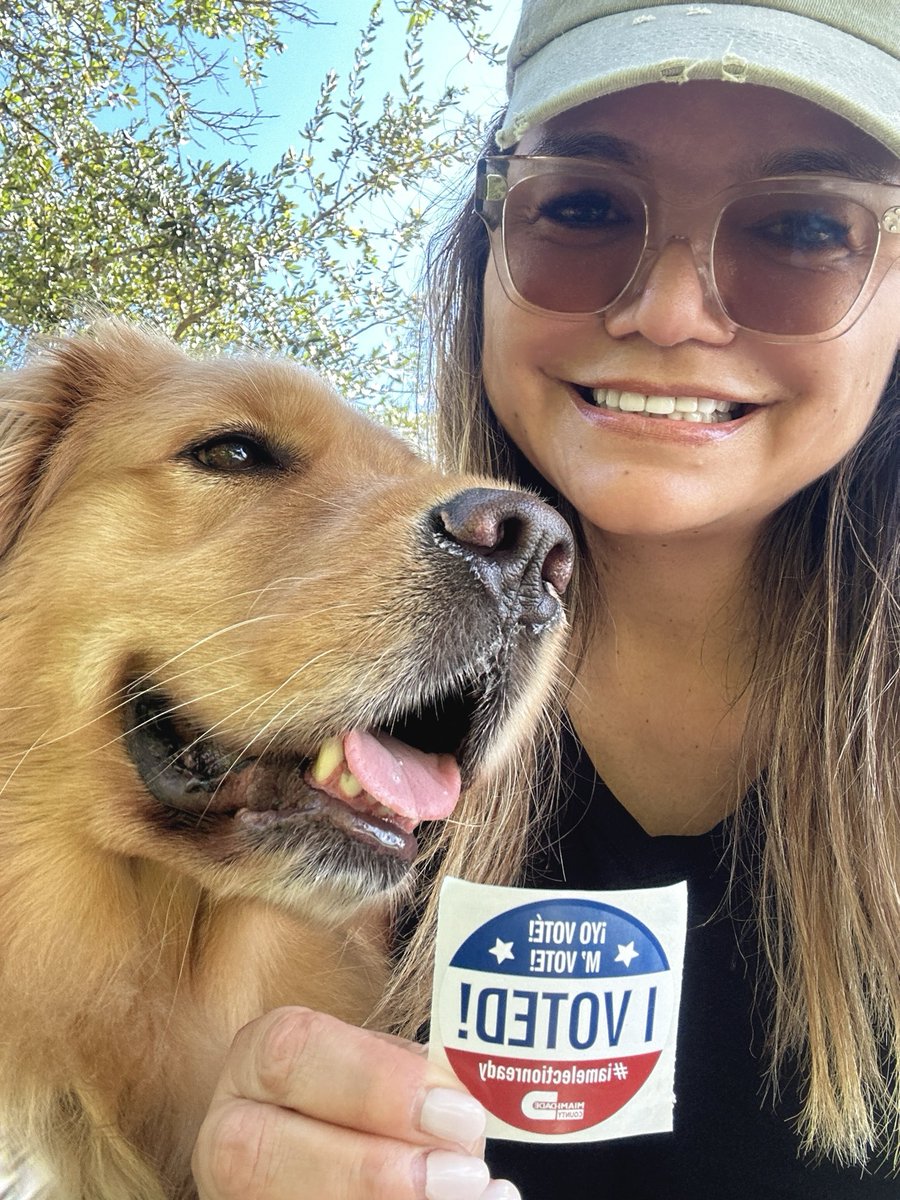 Early voting started in Florida. Please vote! 🗳️ #Vote