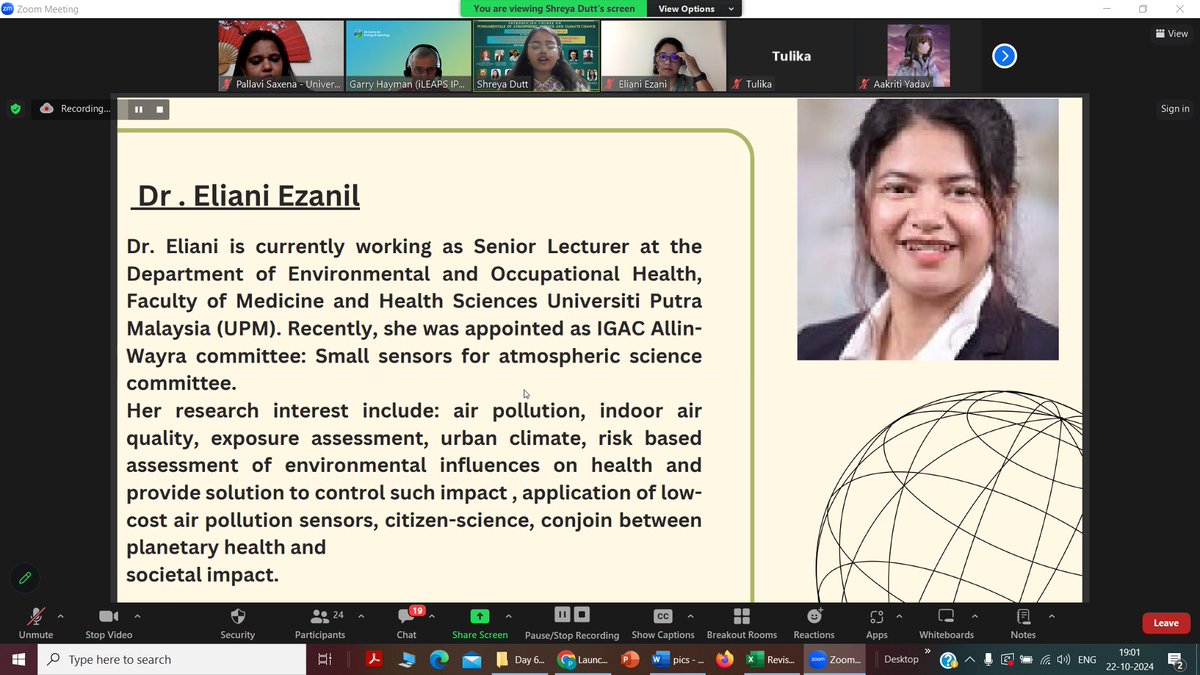 pallavienviron1's tweet image. Amazing Lecture by @elianiezani @uputramalaysia on &quot;Planetary Boundary Layer Concepts&quot; in @iLEAPS18 - @hinducollege_du @UnivofDelhi course on &quot;Fundamentals of #Atmosphericscience &amp;amp; #Climatechange
@FutureEarthTPE @UNFCCC @UNEP