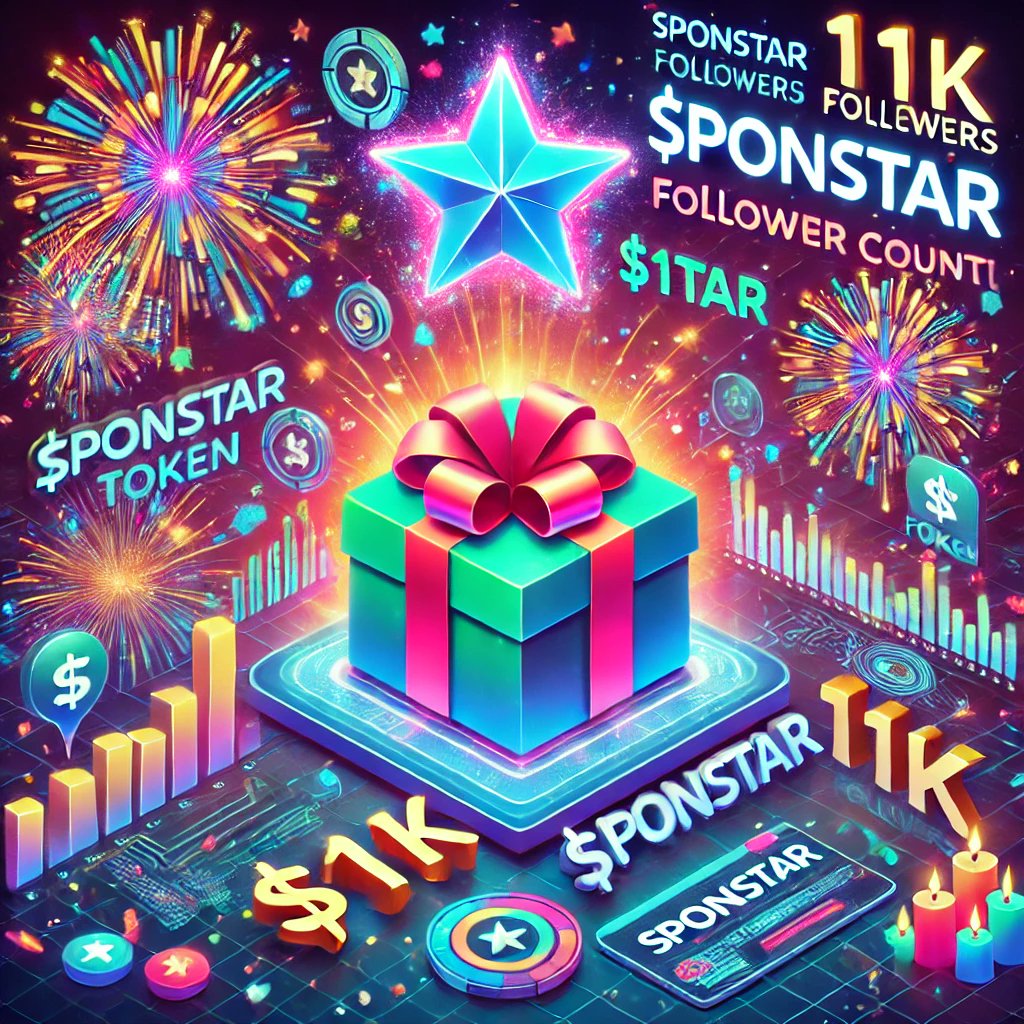 sponstar_io's tweet image. 🚀🎉 SPONSTAR is officially live! 🎉🚀
We&apos;re celebrating this milestone with 11K followers by our side. Thank you for the support as we revolutionize brand loyalty and sponsorships with $STAR! 🌟
#Sponstar #11KStrong #Blockchain #BrandLoyalty #SponsorshipRevolution