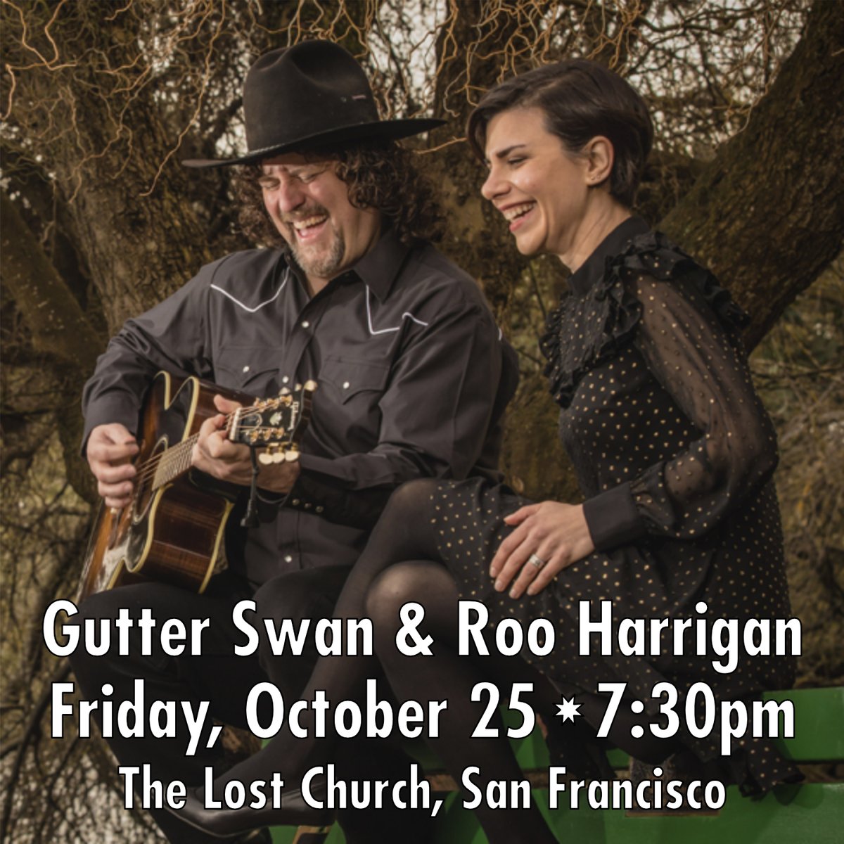 This Friday 10/25, we're back at <a href="/TheLostChurchSF/">The Lost Church San Francisco</a>! Hope to see you! #SanFrancisco #SupportLiveMusic tinyurl.com/GutterRooSFOct…