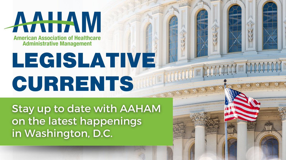 The latest AAHAM Legislative Currents are now available through the membership portal. Non-members, join today to learn the latest issues, legislation and much more!

It's also renewal season! Members, renew now to continue our work together 👉 aaham.org/members/edit.a…