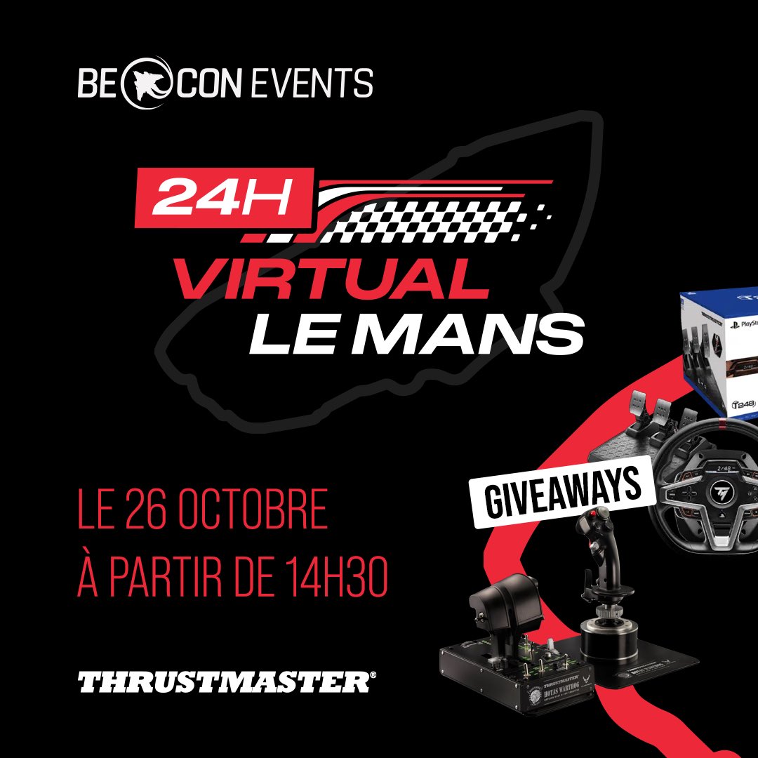 👋🏼 hasard calendrier! Le Next weekend déjà <a href="/BEACON_belgium/">Beacon Events</a> « teste » un format d’event #Simracing et nous allons le partager avec vous avec un stream. 
3 Teams, 15 pilotes, des surprises.

twitch.tv/beacon_events

Venez nous voir, donner votre avis et remporter de super #Giveaway