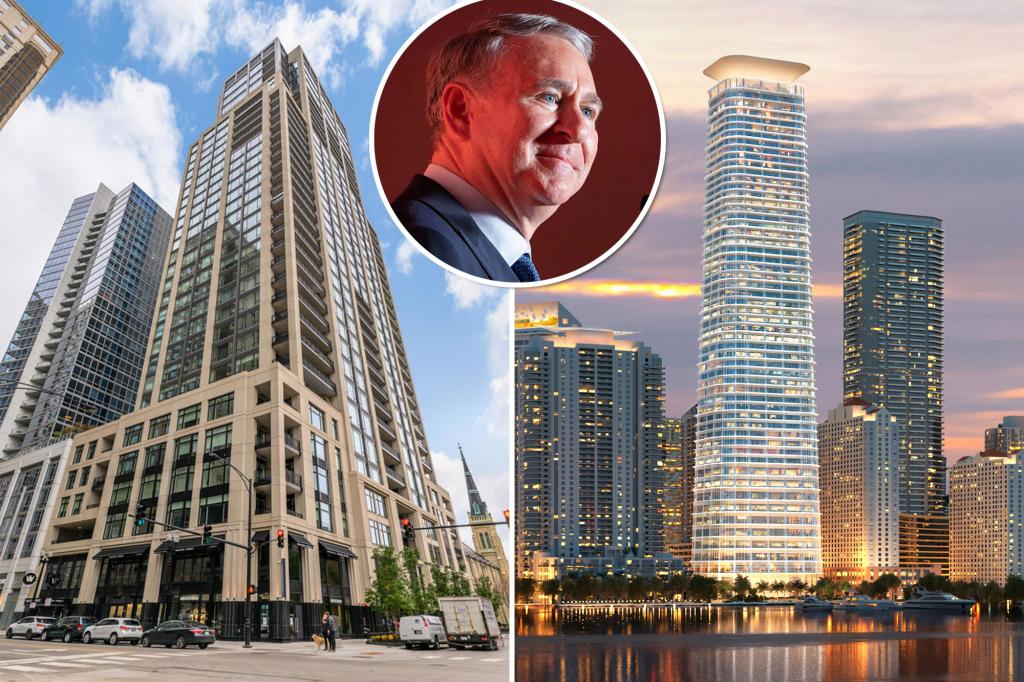 nypost's tweet image. Billionaire Ken Griffin dumps luxury Chicago penthouse for $11M amid move to Miami — half of what he paid in 2017 trib.al/zAIeTaR