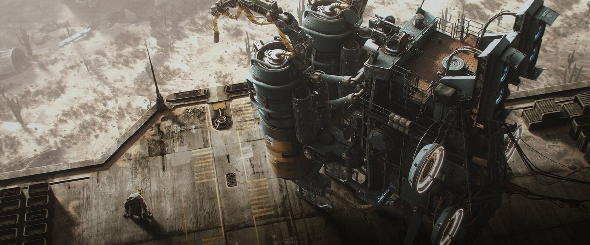 terraformart's tweet photo. Y-RABBOT: The Road to Energy 🔥 Personal work by our Concept Artist Alexandr Melentiev

#3dsmax #3dsmaxdesign #scifiart #conceptdesign #conceptartist #vray #vrayrender #conceptart #conceptartwork #sciencefictionart #scifi #scifiartwork #sciencefiction #keyframes #robot #3dart https://t.co/bI4LwFBepz