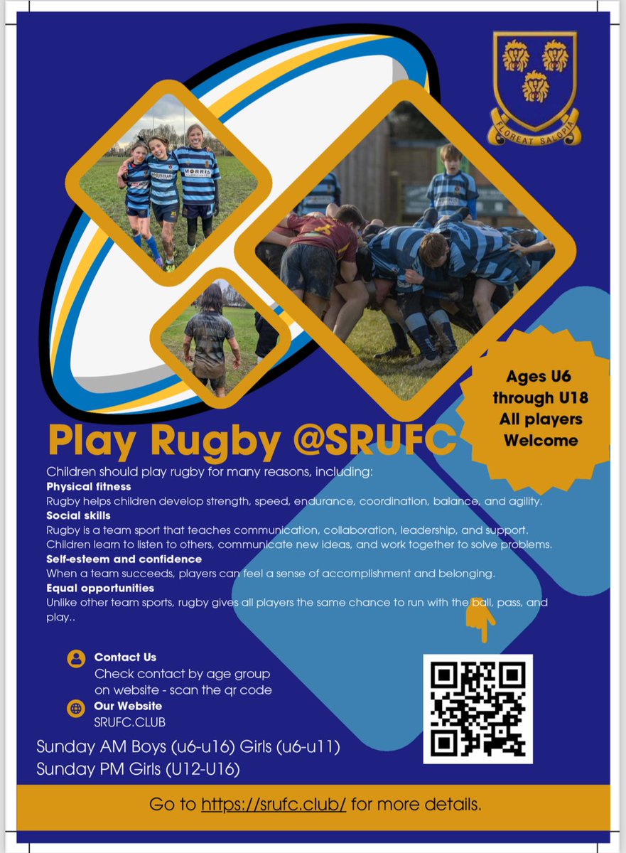 Why not try Rugby!🏉