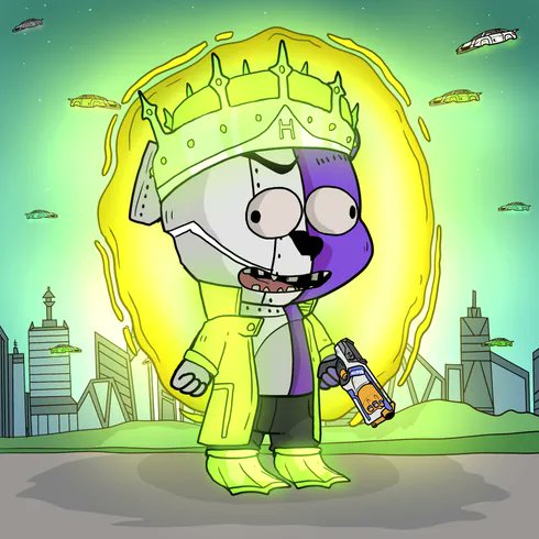 xDigitalDon17's tweet photo. @SuperRare_Bears @PulsarMvX Fresh from the portal. I got this π #HypedAF. Floor is 1.99 egld for crowns. #winning https://t.co/xLg0KkWxNQ