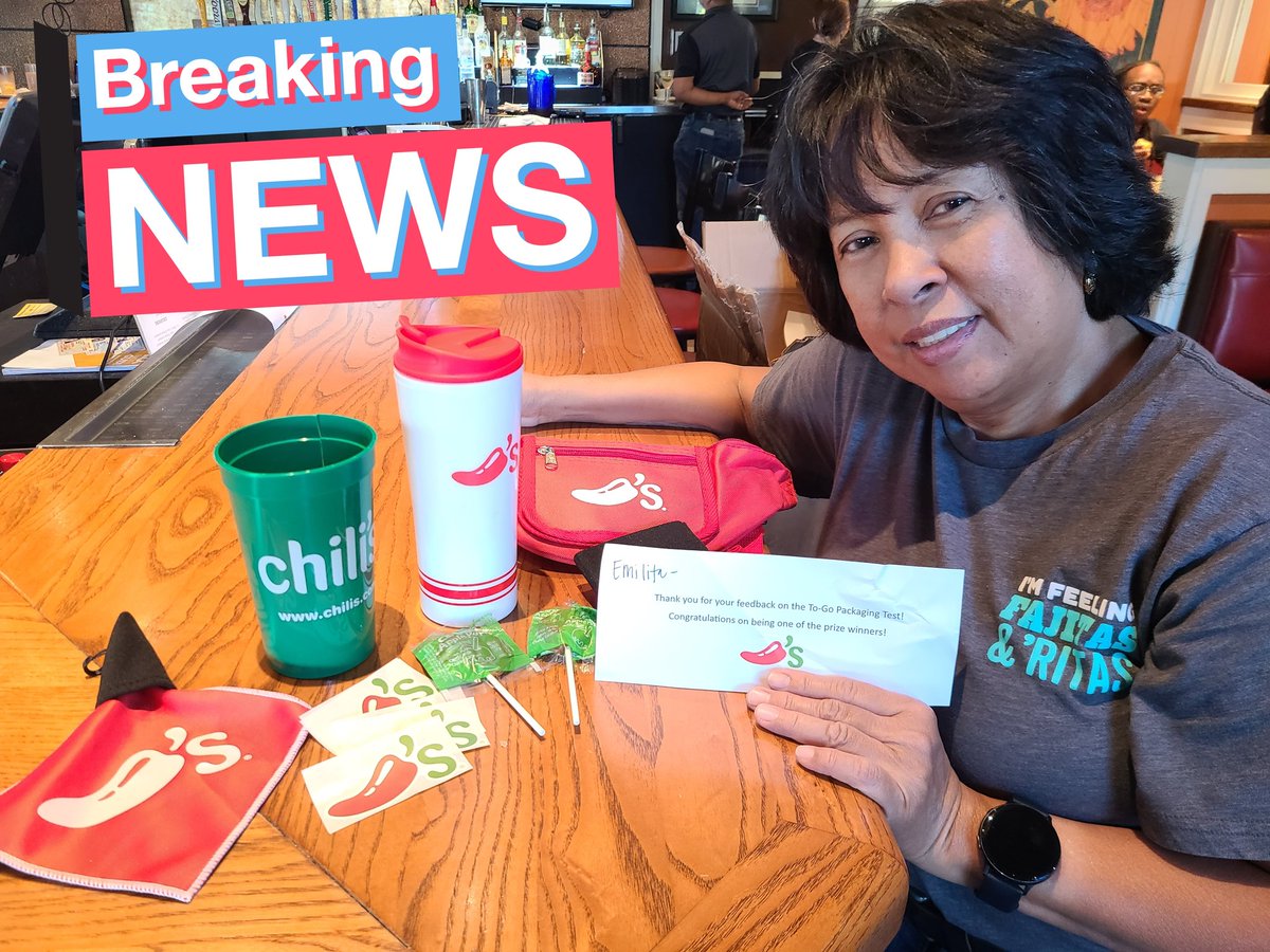 R. Jene' Wilkerson (@never2bedoubted) on Twitter photo Congrats Em! It pays to do surveys! #ChilisCrawfordFarms #SurveysMATTer #ChilisLove #FeedbackIsPriceless <a href="/kaelalester/">Kaela Blackburn</a> <a href="/TheChad_Chilis/">Chad Collins</a> <a href="/Chilis/">Chili's Grill & Bar</a> Congrats Em! It pays to do surveys! #ChilisCrawfordFarms #SurveysMATTer #ChilisLove #FeedbackIsPriceless <a href="/kaelalester/">Kaela Blackburn</a> <a href="/TheChad_Chilis/">Chad Collins</a> <a href="/Chilis/">Chili's Grill & Bar</a>