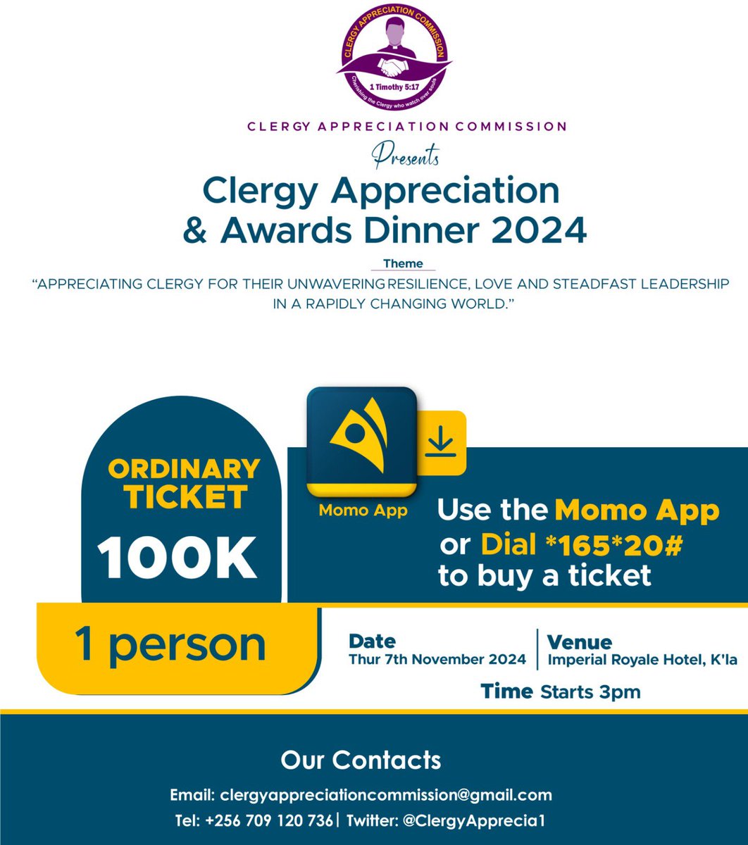 Clergy Appreciation Commission (@clergyapprecia1) on Twitter photo It’s time we celebrate & have joy with our very own. <a href="/Online_COU/">Online Church of Uganda</a> <a href="/allsaintskla/">All Saints' Cathedral, Kampala</a> <a href="/UCUniversity/">Uganda Christian University (Official)</a> <a href="/coufamilytv/">COU Family TV</a> <a href="/UgEquityBank/">Equity Bank Uganda</a> <a href="/diocese_kampala/">Diocese of Kampala</a> <a href="/BibleSocietyUg/">The Bible Society of Uganda</a> <a href="/LwezaC/">Lweza Training and Conference Centre</a> <a href="/Abuniwaa/">Abraham Niwagaba</a> <a href="/RichardMulindw2/">Rev.Dr. Richard Mulindwa</a> <a href="/Prof_Kitayimbwa/">Rev. Prof. John Kitayimbwa</a> <a href="/Rev_Dr_LidyKitz/">Rev. Dr. Lydia Nsaale Kitayimbwa aka Digital Mama</a> <a href="/OzzyOsbornUg/">Ozzy Osborn Karobwa</a> <a href="/ClareKanyesige/">Keleya★</a> <a href="/MagambaRichard/">ERASTO</a> <a href="/Kosea_Abaho/">Kosea Abaho</a> It’s time we celebrate & have joy with our very own. <a href="/Online_COU/">Online Church of Uganda</a> <a href="/allsaintskla/">All Saints' Cathedral, Kampala</a> <a href="/UCUniversity/">Uganda Christian University (Official)</a> <a href="/coufamilytv/">COU Family TV</a> <a href="/UgEquityBank/">Equity Bank Uganda</a> <a href="/diocese_kampala/">Diocese of Kampala</a> <a href="/BibleSocietyUg/">The Bible Society of Uganda</a> <a href="/LwezaC/">Lweza Training and Conference Centre</a> <a href="/Abuniwaa/">Abraham Niwagaba</a> <a href="/RichardMulindw2/">Rev.Dr. Richard Mulindwa</a> <a href="/Prof_Kitayimbwa/">Rev. Prof. John Kitayimbwa</a> <a href="/Rev_Dr_LidyKitz/">Rev. Dr. Lydia Nsaale Kitayimbwa aka Digital Mama</a> <a href="/OzzyOsbornUg/">Ozzy Osborn Karobwa</a> <a href="/ClareKanyesige/">Keleya★</a> <a href="/MagambaRichard/">ERASTO</a> <a href="/Kosea_Abaho/">Kosea Abaho</a>