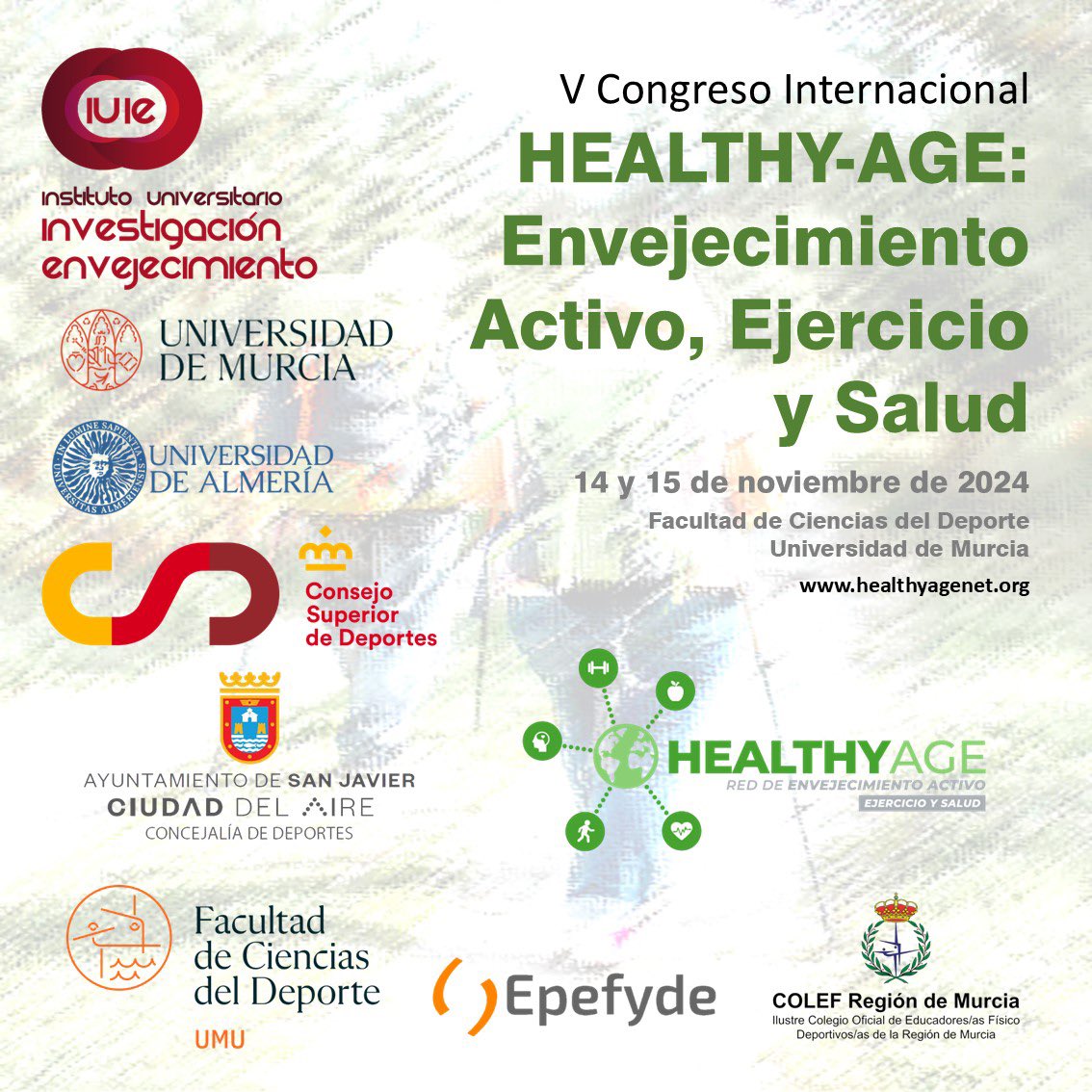 HealthyAgeNet (@healthyagenet) on Twitter photo V Congreso Internacional Healthy_Age 💚
Aprovecha el precio reducido y haz tu inscripción en: healthy-age-meeting.blogspot.com/p/inscripcione…
Organizan <a href="/umucafd/">CAFD UMU</a> <a href="/FacultadEducUAl/">Facultad Educa-UAL</a> <a href="/deportegob/">CSD</a> <a href="/Healthyagenet/">HealthyAgeNet</a> <a href="/UMU/">Universidad Murcia</a> <a href="/ualmeria/">Universidad de Almería</a> V Congreso Internacional Healthy_Age 💚
Aprovecha el precio reducido y haz tu inscripción en: healthy-age-meeting.blogspot.com/p/inscripcione…
Organizan <a href="/umucafd/">CAFD UMU</a> <a href="/FacultadEducUAl/">Facultad Educa-UAL</a> <a href="/deportegob/">CSD</a> <a href="/Healthyagenet/">HealthyAgeNet</a> <a href="/UMU/">Universidad Murcia</a> <a href="/ualmeria/">Universidad de Almería</a>